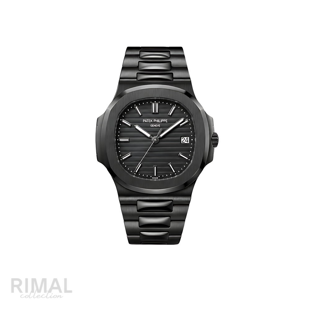 Patek Philippe Nautilus 5711 Black Textured Dial Matte Black Watch - image 1
