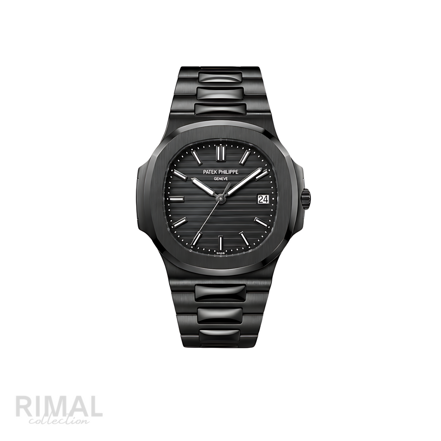 Patek Philippe Watch | Nautilus 5711 Black Textured Dial Matte Black