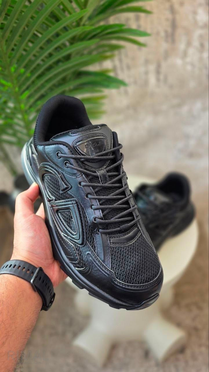 Dior | B30 Countdown Sneakers in Black - View 3