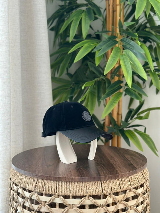 Brunello Cucinelli Embroidered Crest Wool-Silk Baseball Cap (Dark Grey)