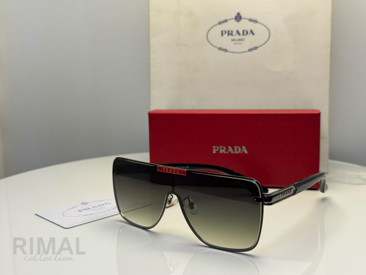 Prada Shield Sunglasses Linea Rossa – Gradient - View 3