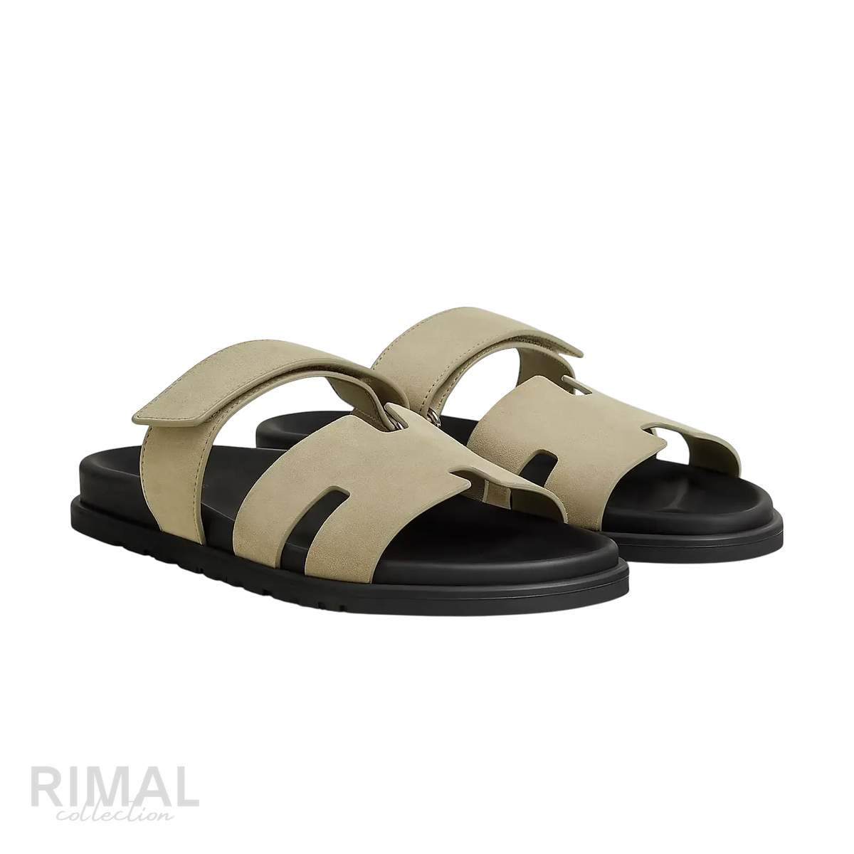 Hermès Chypre Sandals – Vert Mosaique - View 1