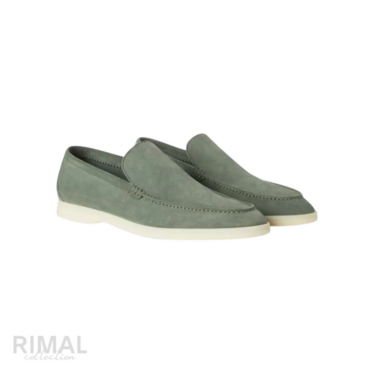 Loro Piana Summer Walk Loafers – Frozen Fir - View 1