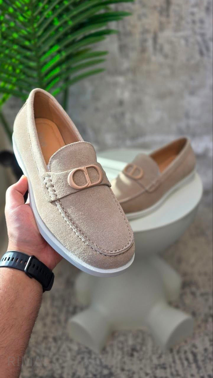 Dior Granville Suede Loafer – Beige – View 6