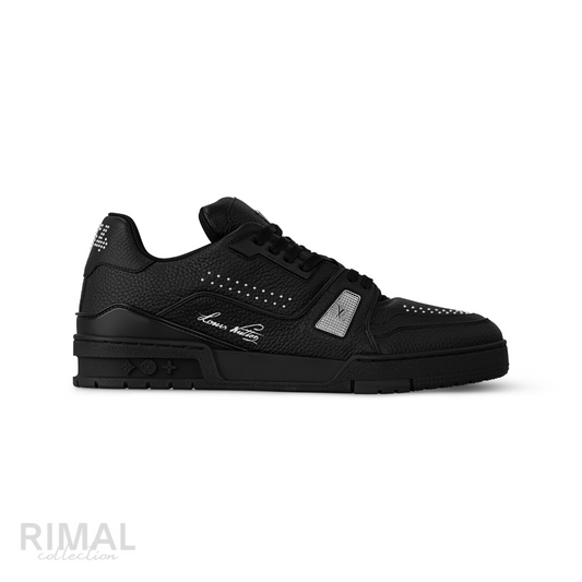 Louis Vuitton LV Trainer Leather Sneakers – Black - View 1