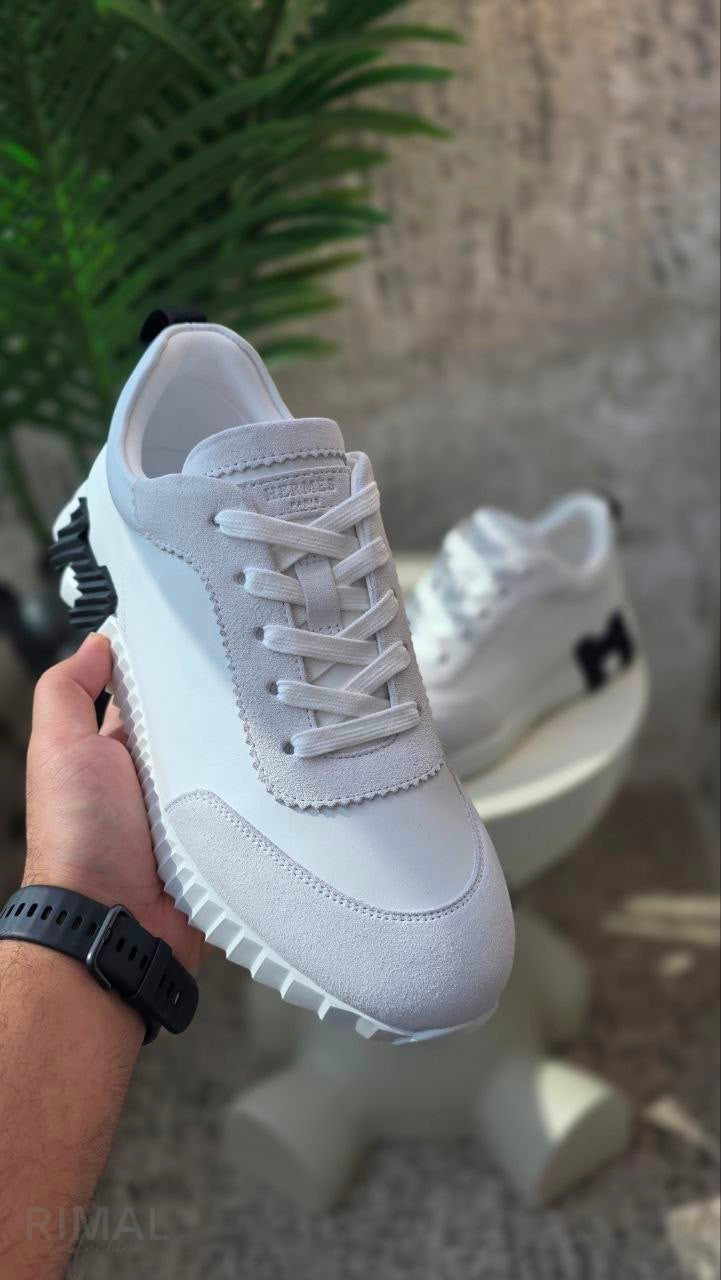 Hermès Bouncing Sneakers – Smooth White - View 5