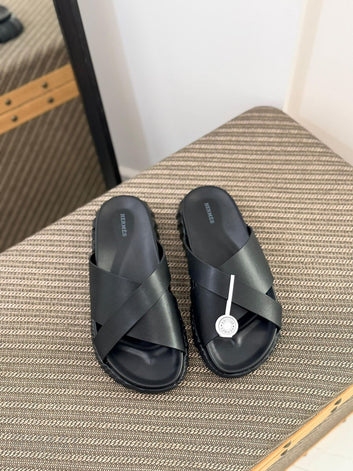 Hermès | Electro Sandals – Gold / White – Product Image 2