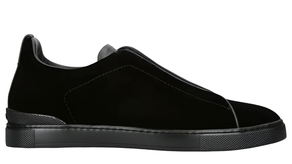 Zegna Triple Stitch Sneaker - Black Edition 4 | Men