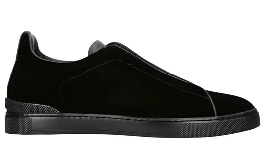 Zegna Triple Stitch Sneaker - Black Edition 4 | Men