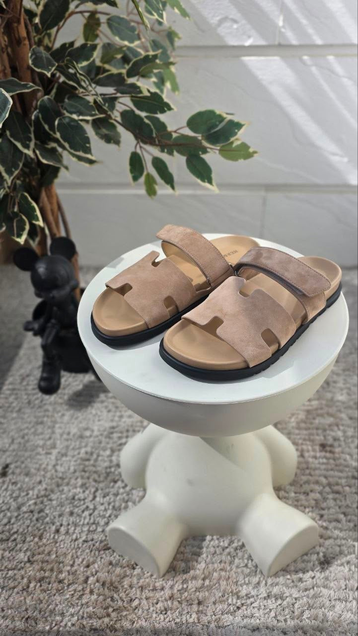 Hermès Chypre Sandal – Beige Lin – View 5