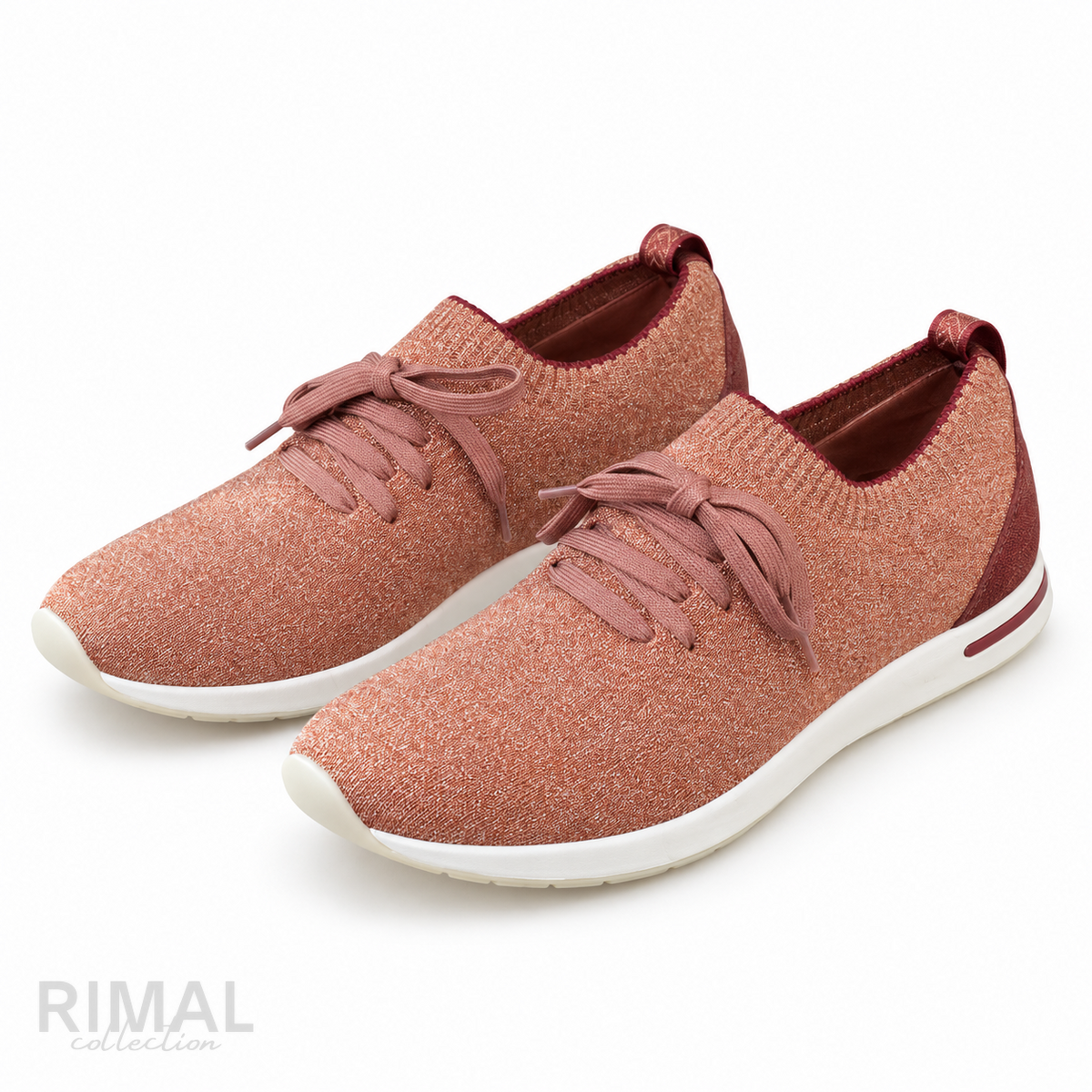 Loro Piana 360 LP Flexy Walk Knit Sneakers – Rose Pink - View 3
