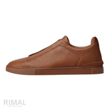 Zegna Footwear | Triple Stitch Foliage Brown