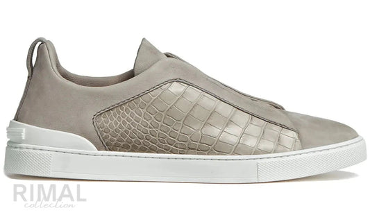 Zegna Triple Stitch Sneaker - Neutrals | Men