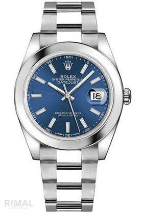 Rolex | Datejust 41 Blue Dial - Free & Fast UAE Shipping