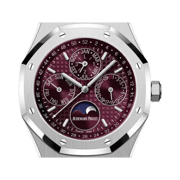 Audemars Piguet Royal Oak Silver Red Dial Watch