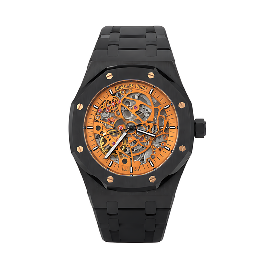 Audemars Piguet Royal Oak Skeleton Black Ceramic Orange Watch - image 1