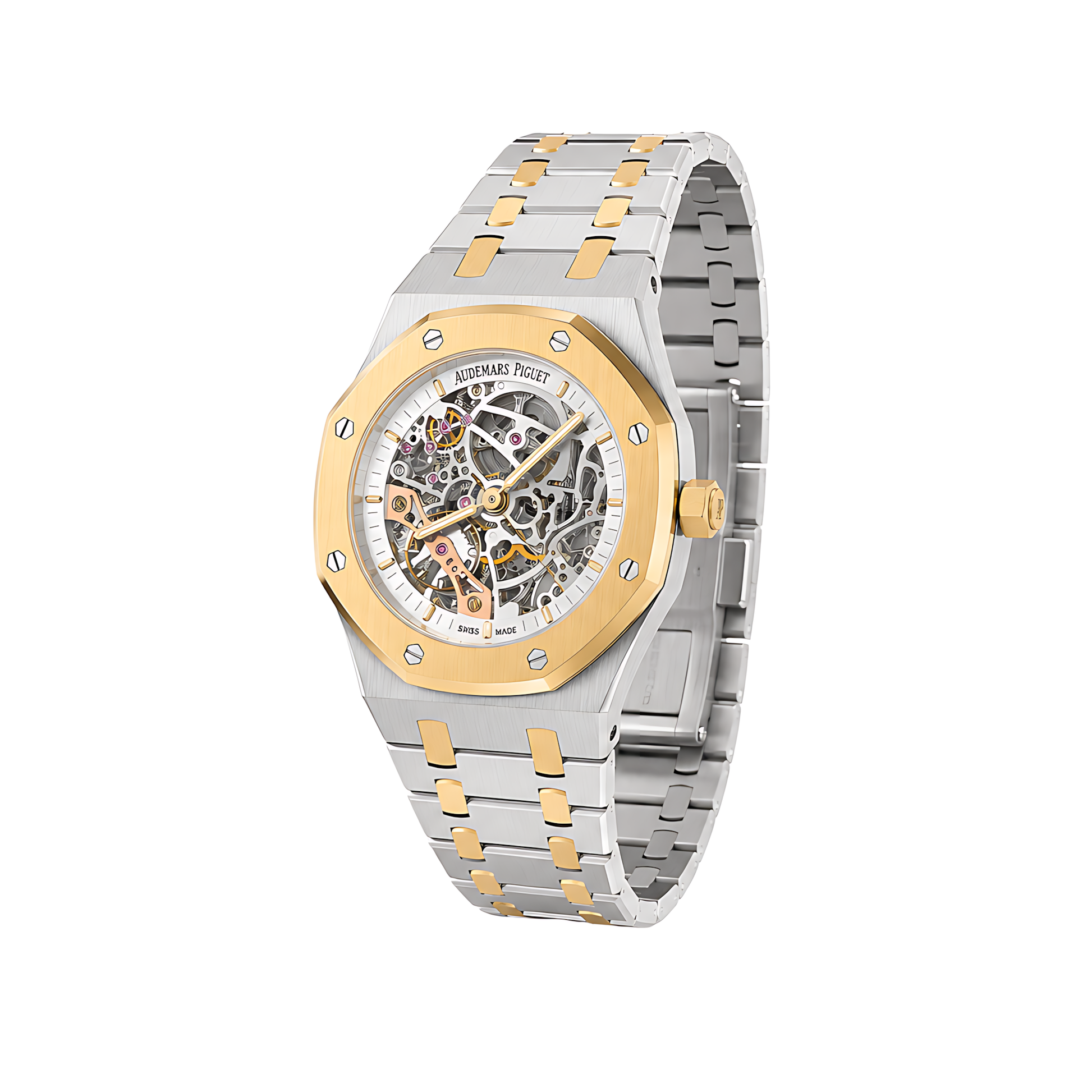 Audemars Piguet Royal Oak Skeleton Two Tone White Watch - image 2