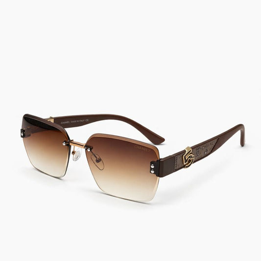 Chanel — Bold Logo Accent Sunglasses