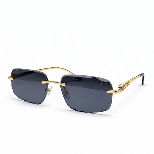 Cartier — Statement Black Frame Sunglasses
