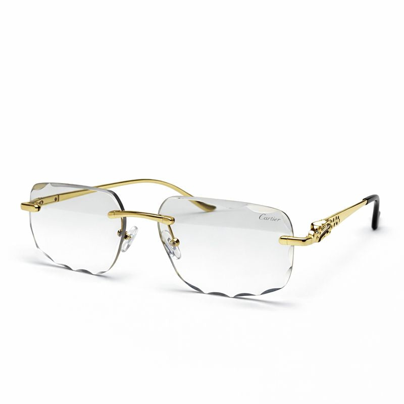 Cartier — Classic Rimless Frame Sunglasses