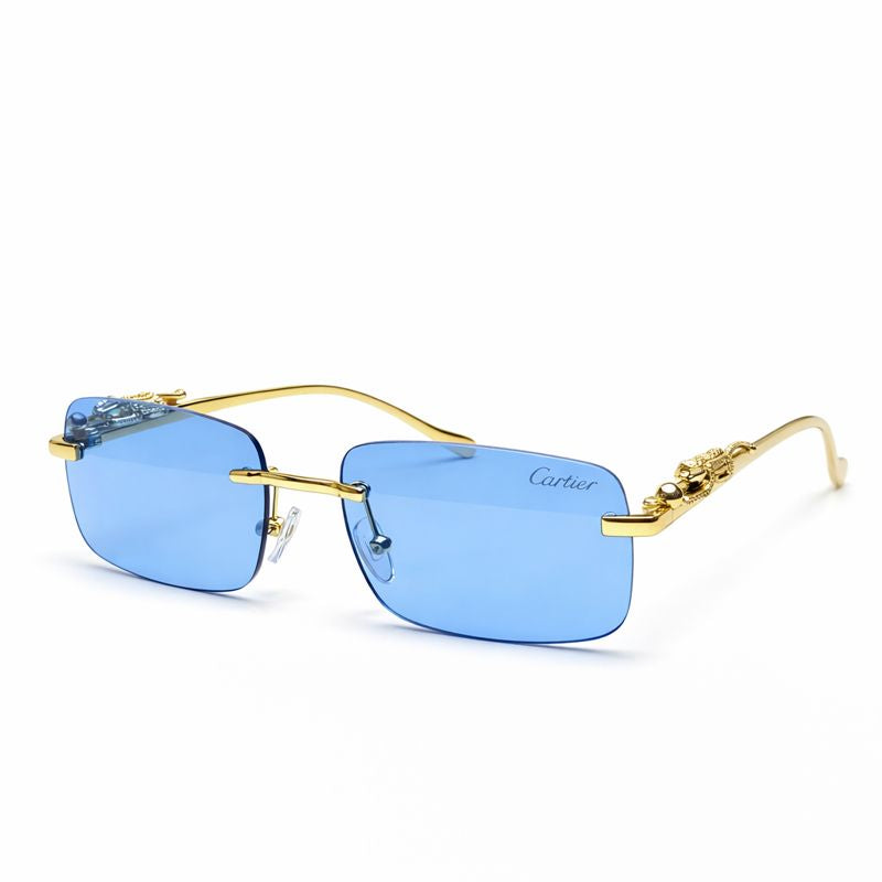Cartier — Retro Round Frame Sunglasses — Style 02