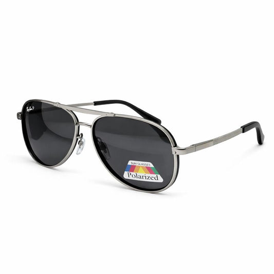 Ray-Ban — Gold-Rim Square Sunglasses