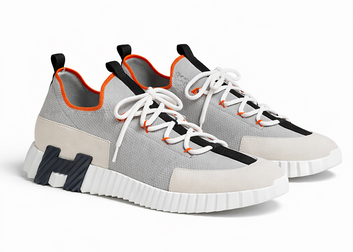 Hermès Lift Multicolore Beige Galet Slip-On Sneaker | Men
