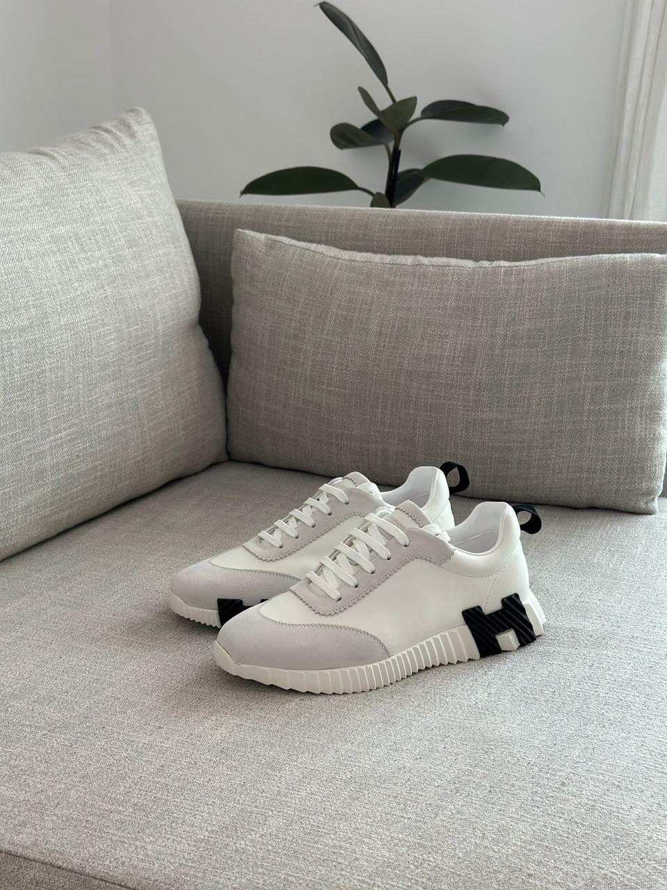 Hermès | H-Strata Leather Sneakers – Product Image 1