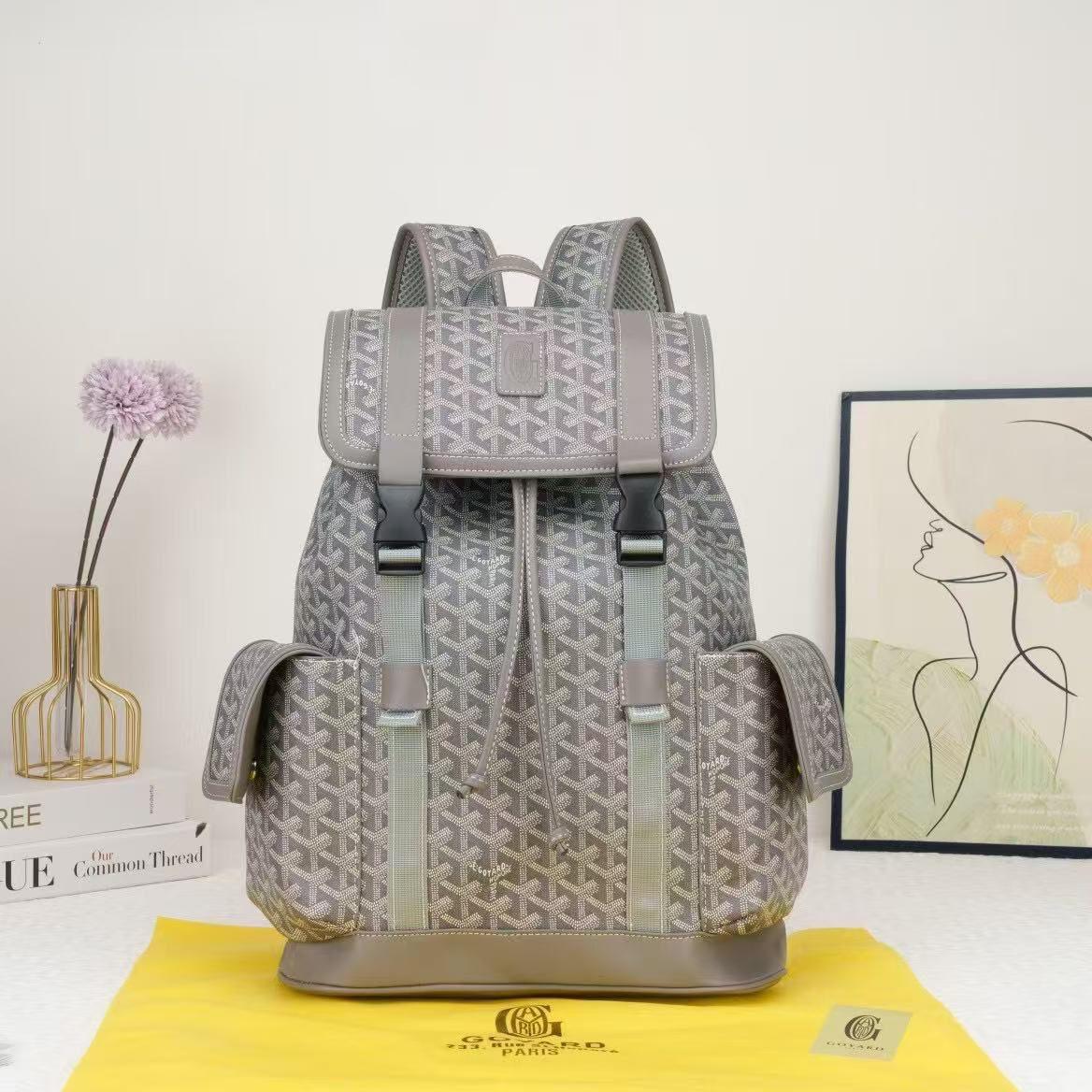 Goyard | Alpin MM Backpack – Black / Tan – Product Image 1