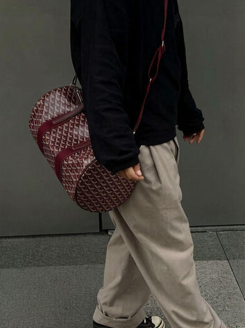 Goyard | Boeing 45 Duffel Bag – Black / Tan – Product Image 2