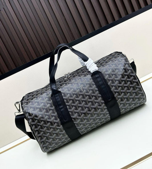 Goyard | Boeing 45 Duffel Bag – Black / Tan – Product Image 1
