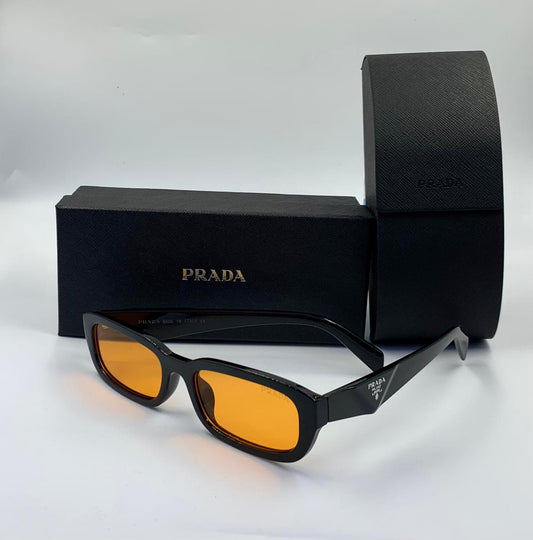 Prada | Symbole Rectangular Sunglasses – White – Product Image 1