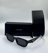 Prada | Symbole Geometric Acetate Sunglasses – Black