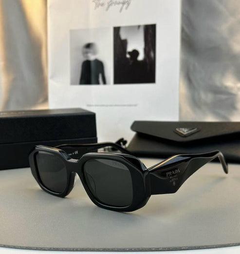 Prada | Symbole Rectangular Sunglasses – Blue – Product Image 1