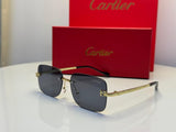 Cartier | Panthère de Cartier Rimless Eyewear – Gold / Clear