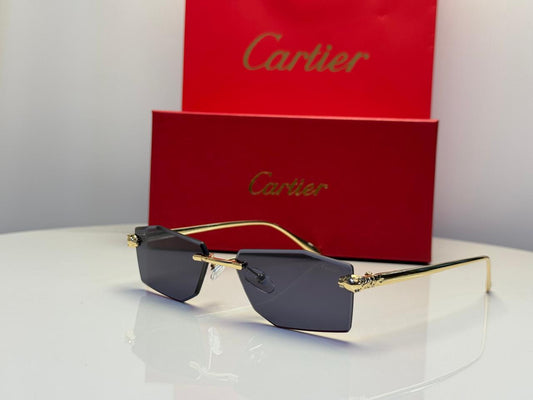 Cartier | Panthère Sunglasses – Silver – Product Image 1