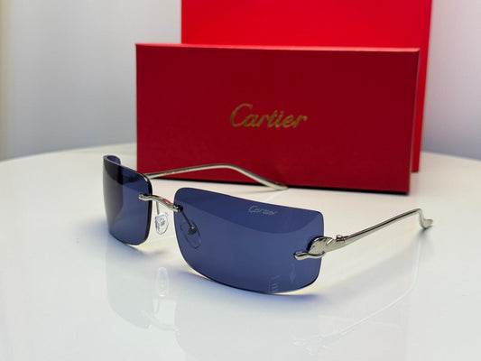 Cartier | Panthère de Cartier Sunglasses – Gold / Grey – Product Image 1