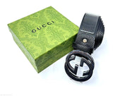 Gucci | Interlocking G Belt – Matte Black