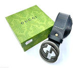 Gucci | Interlocking G Belt – Black / Glossy Black