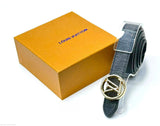 Louis Vuitton | LV Pyramide Leather Belt – Black / White