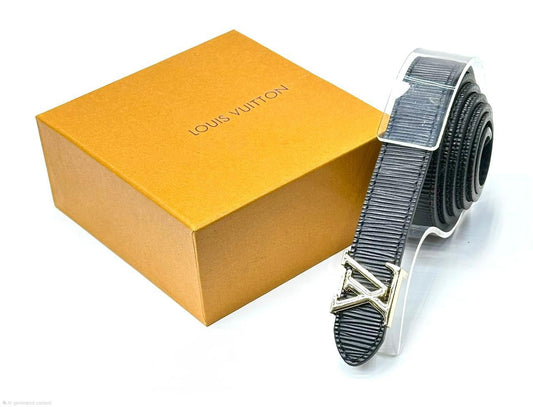 Louis Vuitton | LV Circle Epi Leather Belt – Silver – Product Image 1