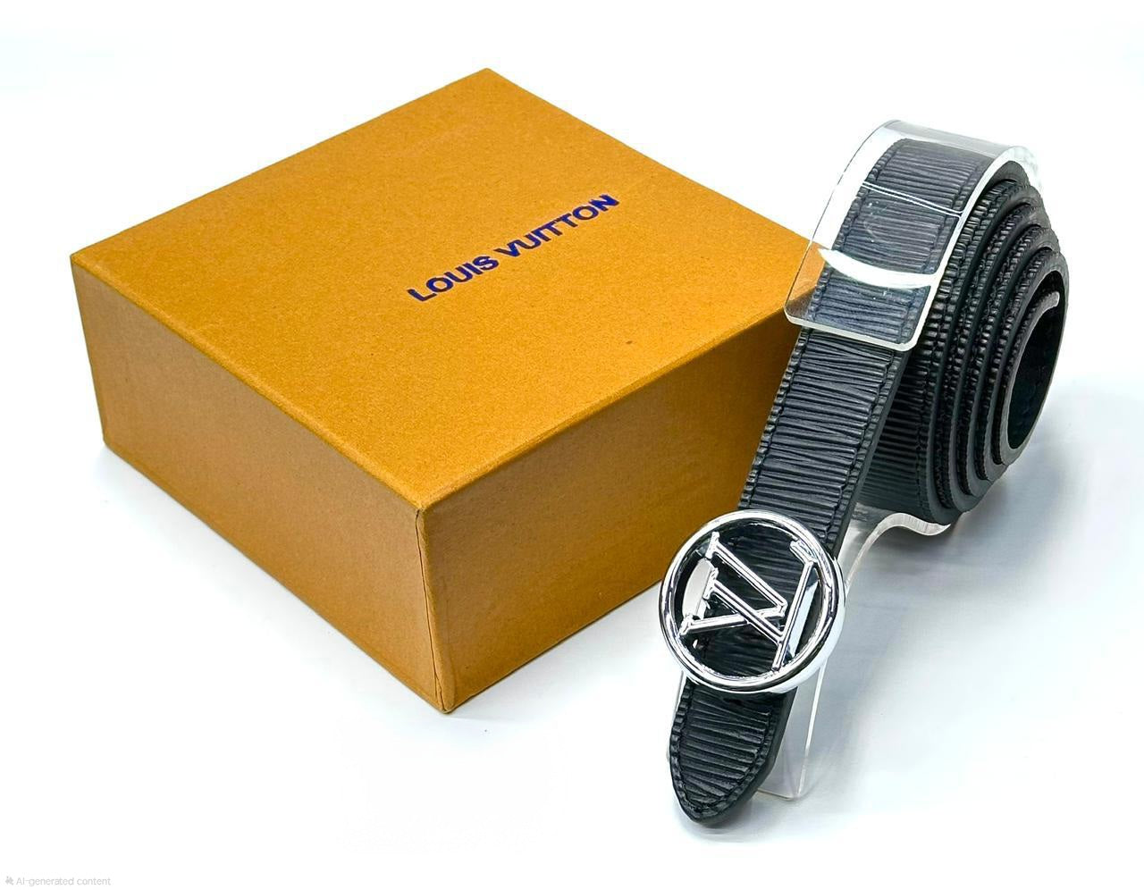 Louis Vuitton | LV Heart Monogram Canvas Belt – Gold – Product Image 1