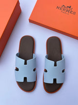 Hermès | Izmir Vert Deau Sandals – Ebene