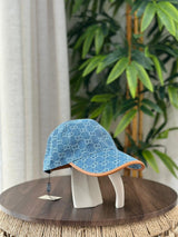 Gucci | GG Canvas Leather Brim Baseball Cap – Beige / Blue