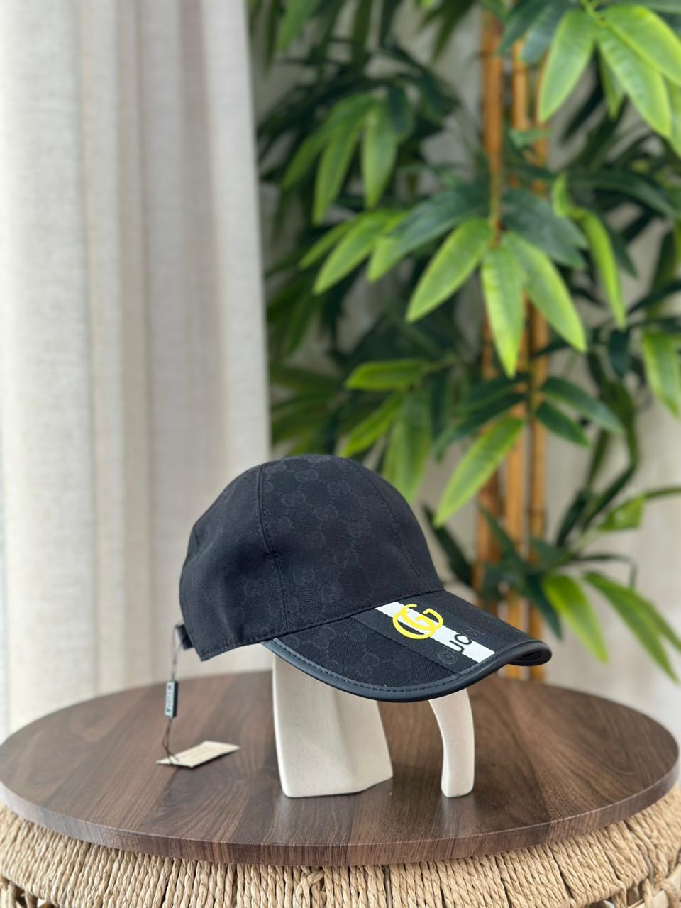 Gucci | Jumbo GG Canvas Baseball Cap – Camel / Ebony – Product Image 1