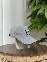 Hermès | Nevada Caleche Cap – Black / Orange