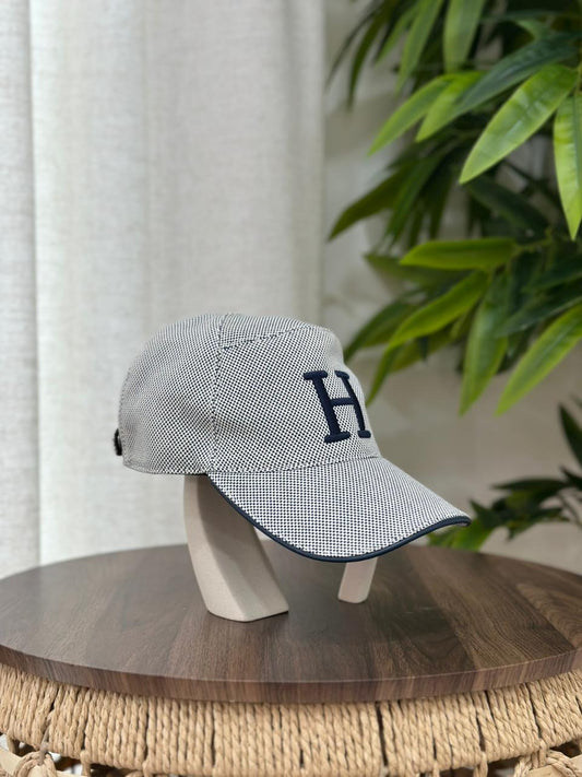 Hermès | Nevada Caleche Cap – Black / Orange – Product Image 1