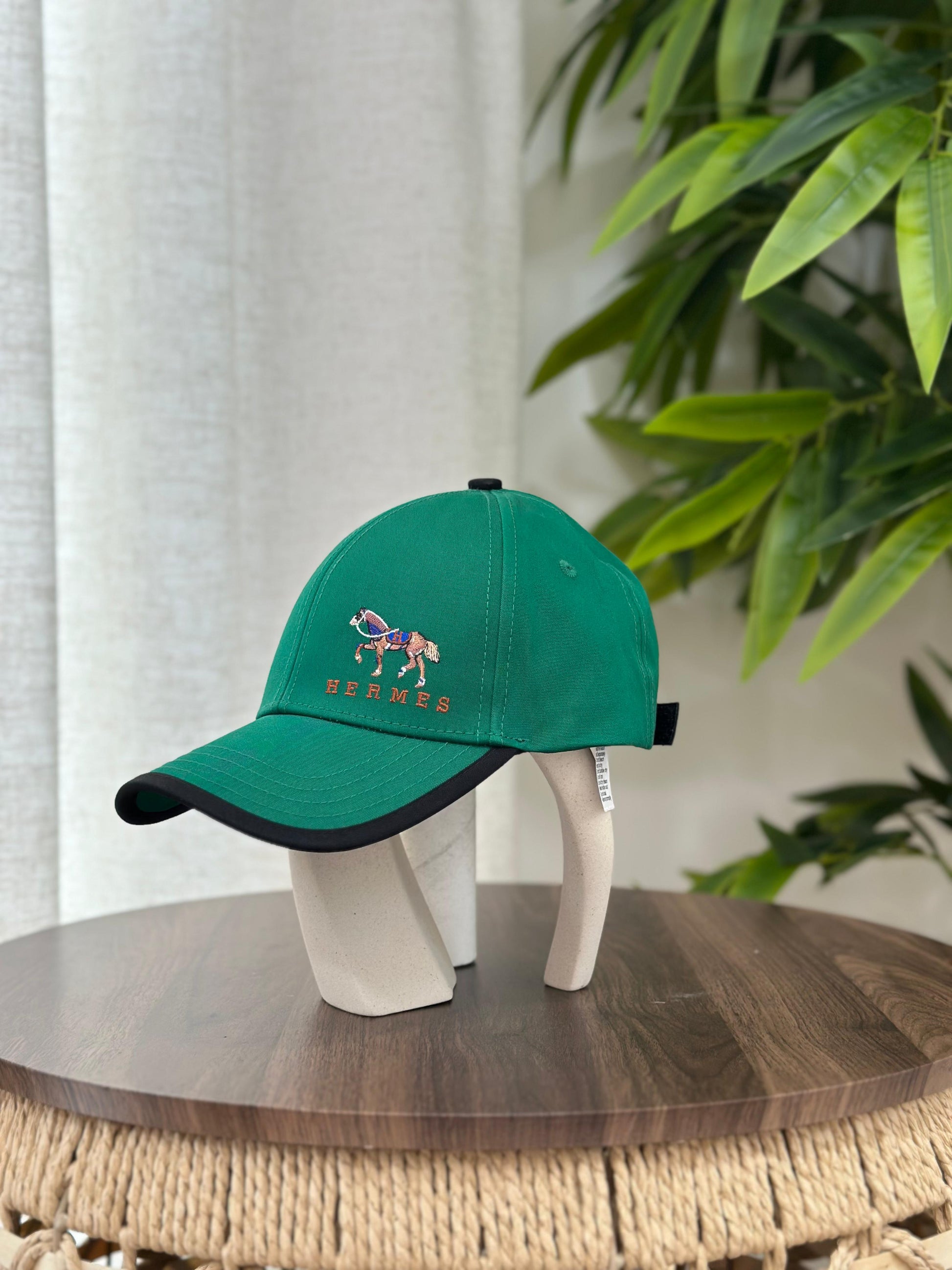 Hermès | Nevada Baseball Cap – Orange / White – Product Image 1