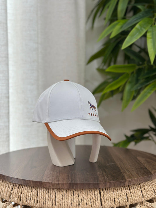 Hermès | Deauville Baseball Cap – Orange – Product Image 1