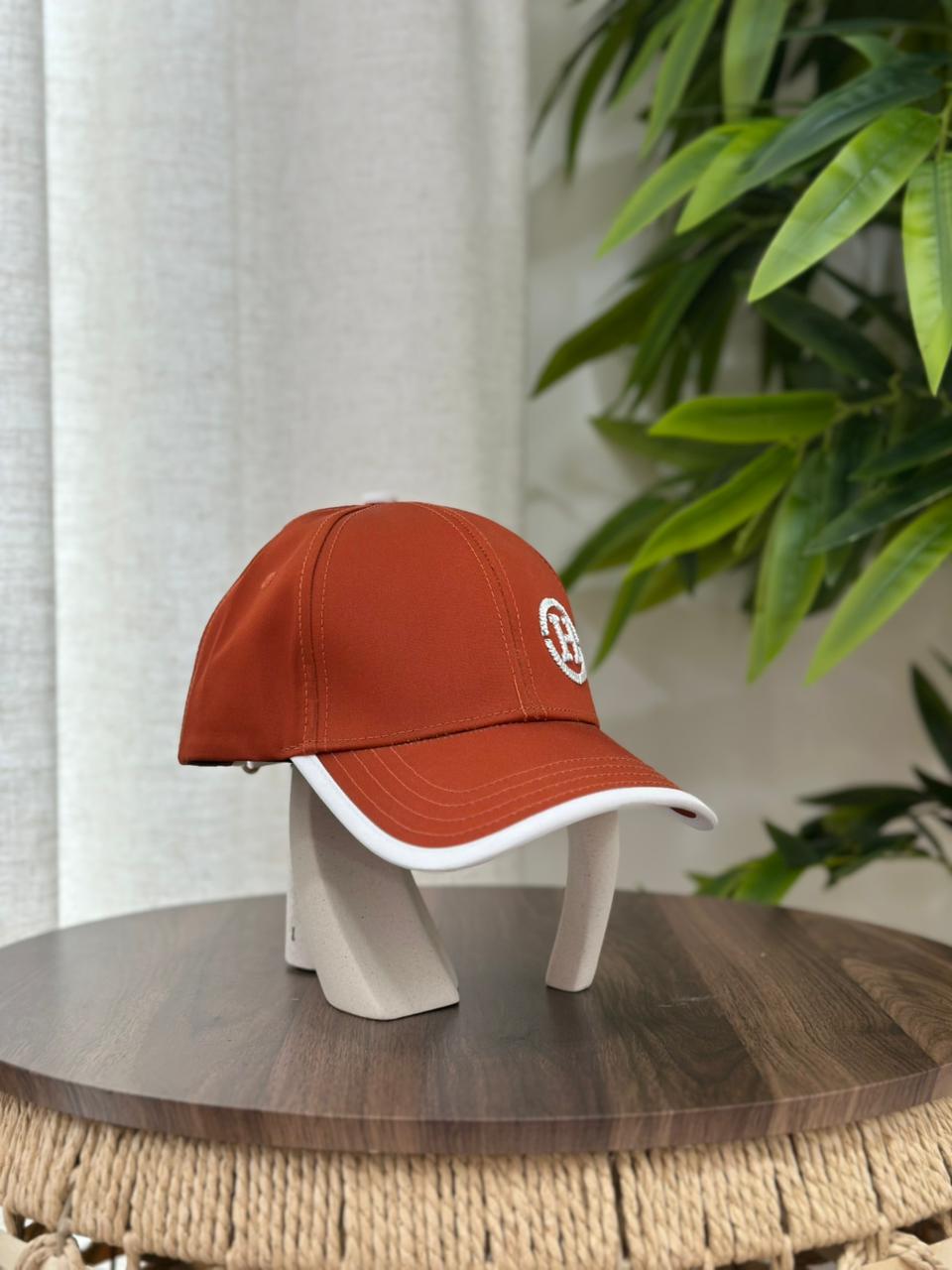 Hermès | Nevada Marine Pattern Cap – White – Product Image 1